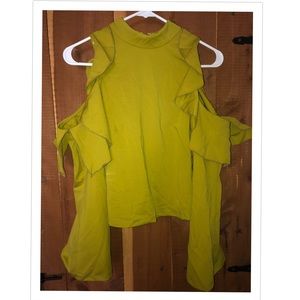 The Langford Line Green Crop Top